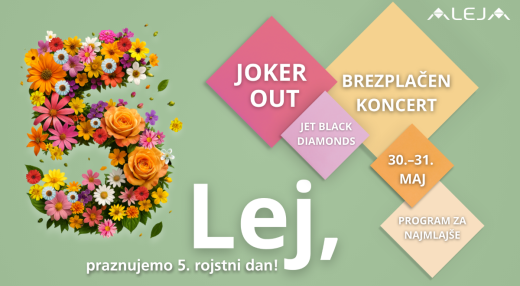 ALEJA praznuje: hitro po brezplačne vstopnice za veliki koncert na prostem Joker Out