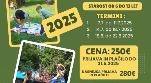 Tabor v naravi 2025