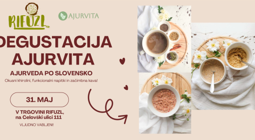 Rifuzl degustacija: Ajurvita - Ajurveda po slovensko