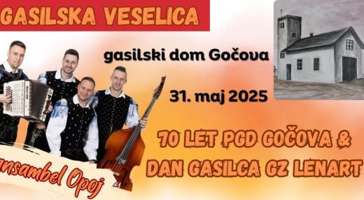 70 letnica PGD Gočova in dan gasilca GZ Lenart