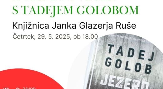 Literarni večer s Tadejem Golobom