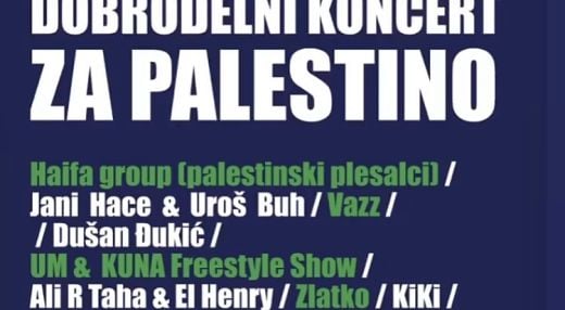 En dva svetova: Dobrodelni koncert za Palestino