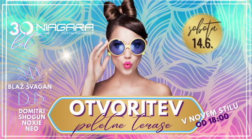 OTVORITEV POLETNE TERASE