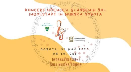 Koncert učencev glasbenih šol Ingolstadt in Murska Sobota