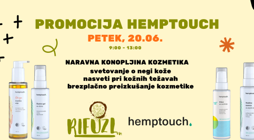 Promocija Hemptouch v Rifuzlu