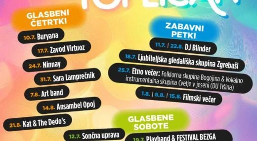 Poletje v Moravskih Toplicah 2025