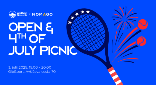 AmCham x Nomago Open teniškega turnirja in 4th of July piknik