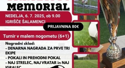 16.Robijev memorial - turnir v malem nogometu