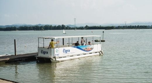 PLOVBA PO PTUJSKEM JEZERU Z LADJICO ČIGRA