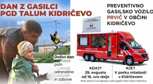Dan z gasilci PGD Talum Kidričevo