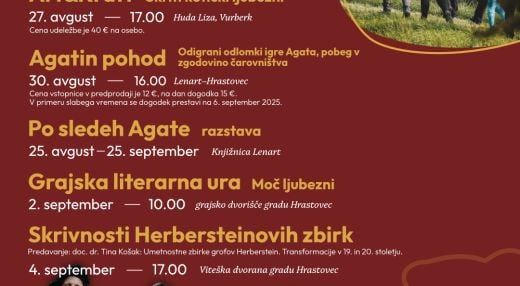 AGATINI DNEVI: Skrivnosti Herbersteinovih zbirk