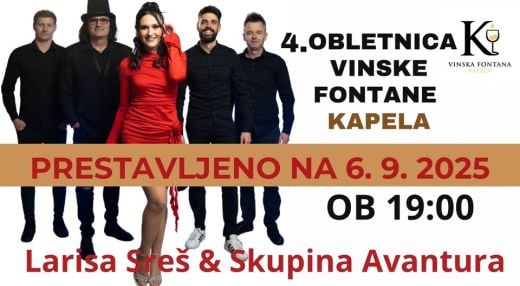 4. OBLETNICA VINSKE FONTANE KAPELA Z LARISO SREŠ & SKUPINA AVANTURA