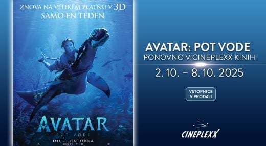 Avatar: pot vode - ponovno predvajanje v Cineplexxu