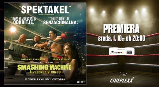 Premiera filma SMASHING MACHINE: ŽIVLJENJE V RINGU