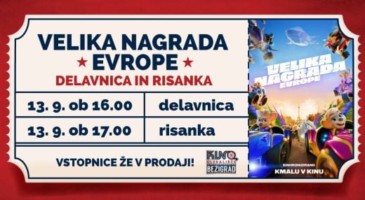 VELIKA NAGRADA EVROPE: Delavnica in risanka