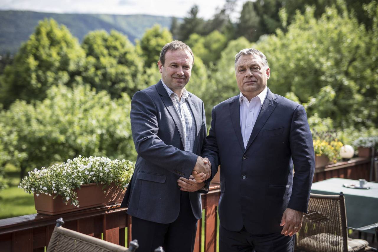 Ferenc Horvath in Viktor Orban.