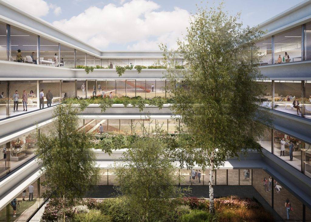 Stavba se ponaša z velikimi steklenimi površinami, ki bodo v kombinaciji z betonom po prepričanju avtorjev zasnove še čez desetletja delovale sveže in aktualno.