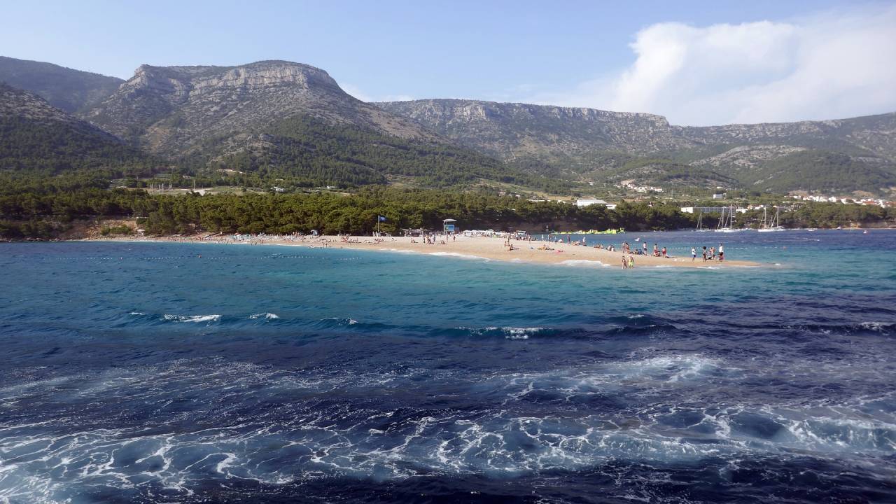Zlatni rat na Braču. 