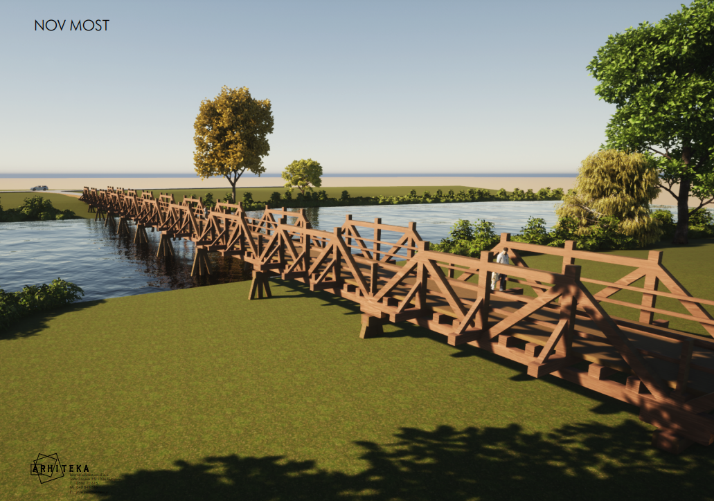 Koncept novega mostu v Lokah