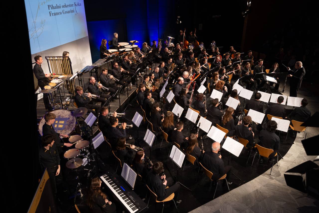 Pihalni orkester Krka Foto: KCJT/Boštjan Pucelj