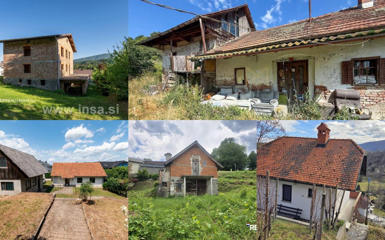 Hiše pod sto tisočaki: Kaj je trenutno naprodaj v Mariboru in okolici?