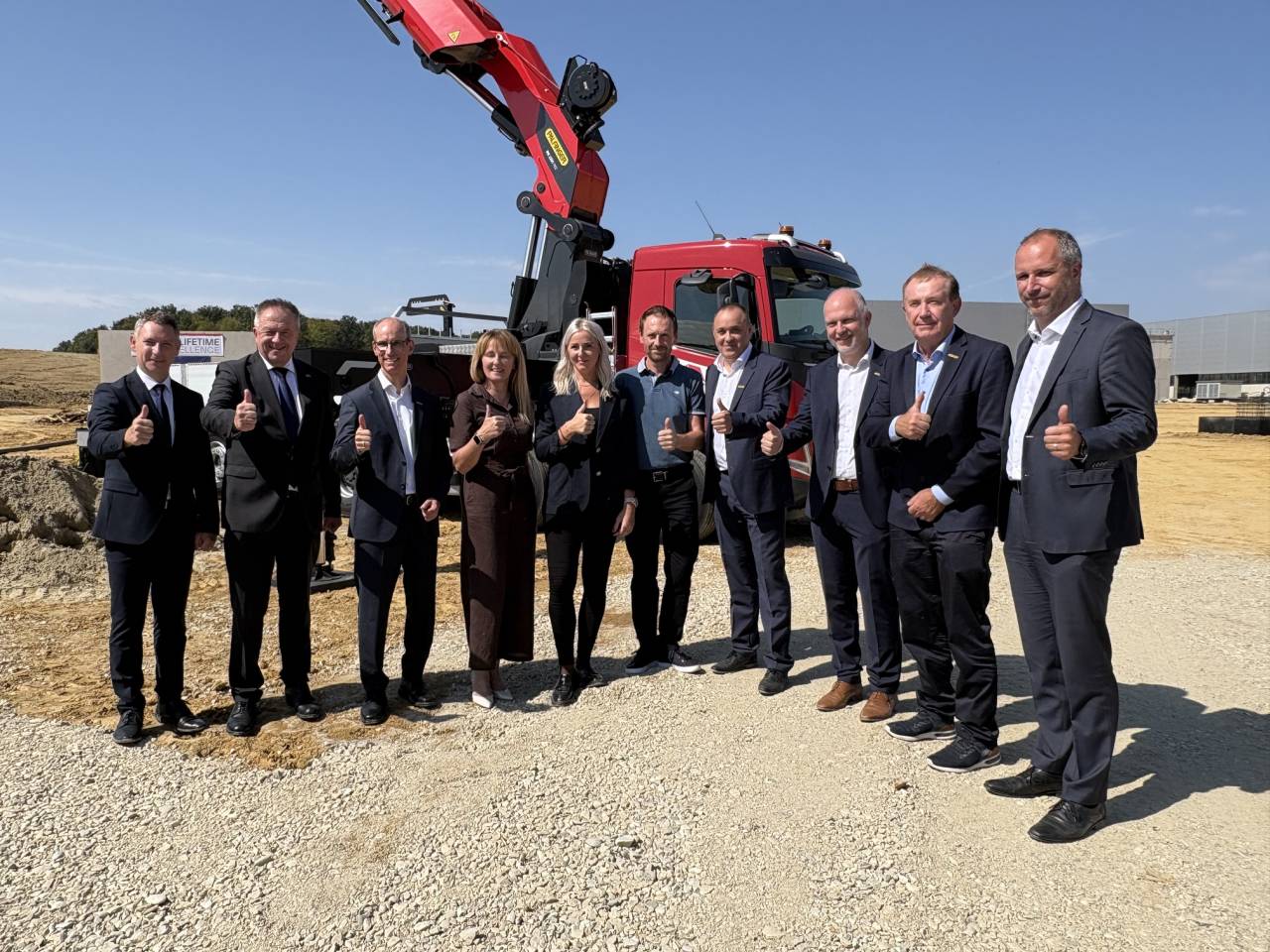 FOTO in VIDEO: V Ormožu raste 70-milijonski industrijski velikan, Palfinger gradi enega največjih obratov