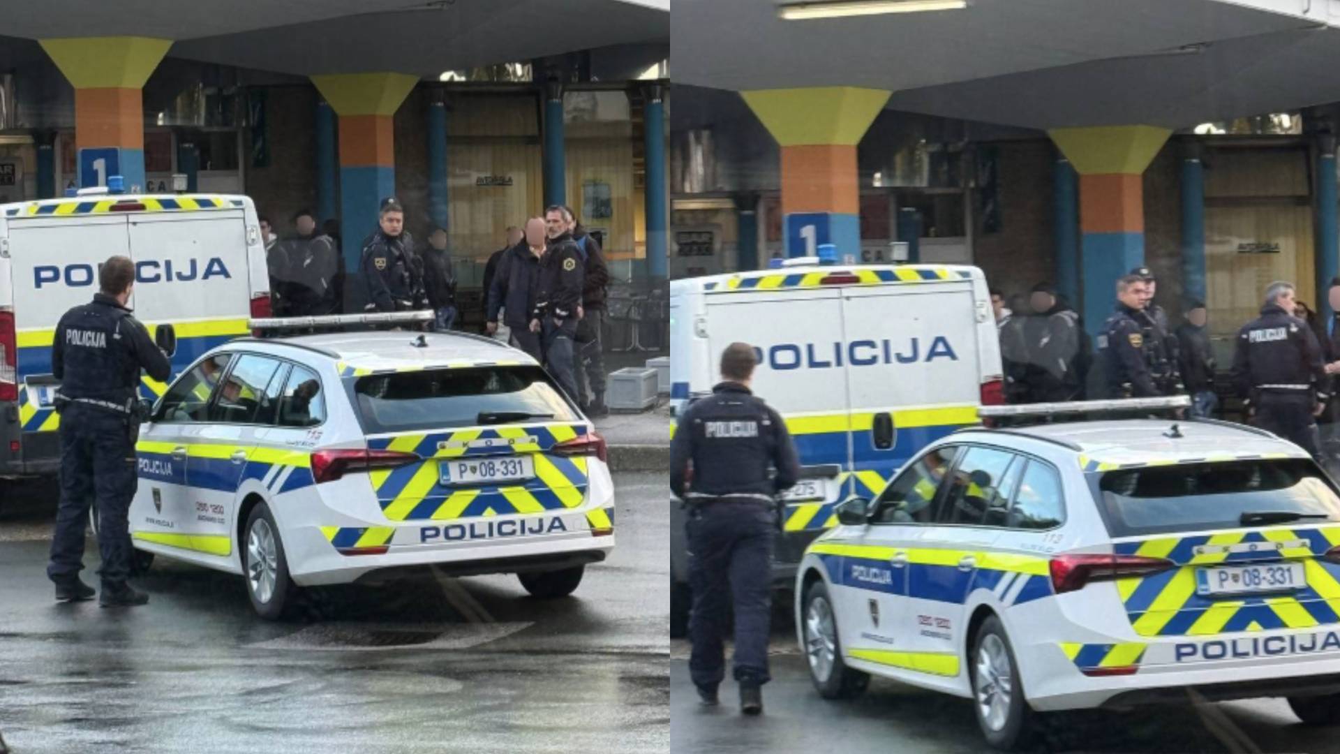 Pretep med več osebami na soboški avtobusni postaji