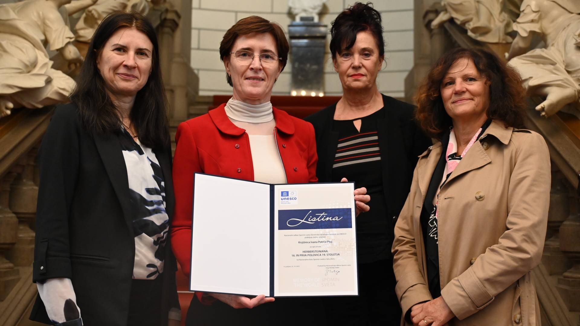 Zbirka Herbersteiniana iz ptujske knjižnice vpisana na UNESCO Nacionalno listo Spomin sveta