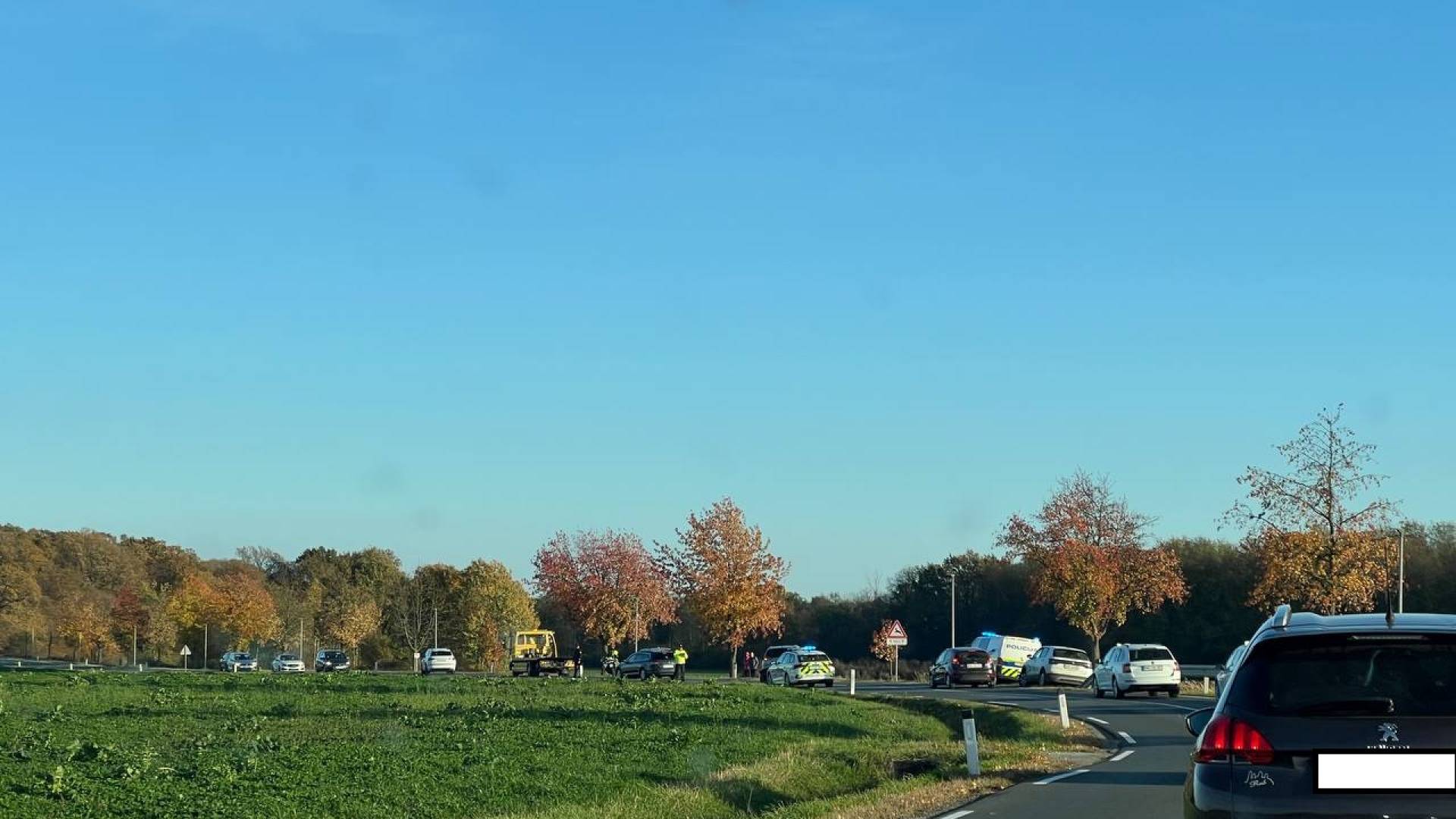 Prometna nesreča pri Martjancih, trčilo več vozil