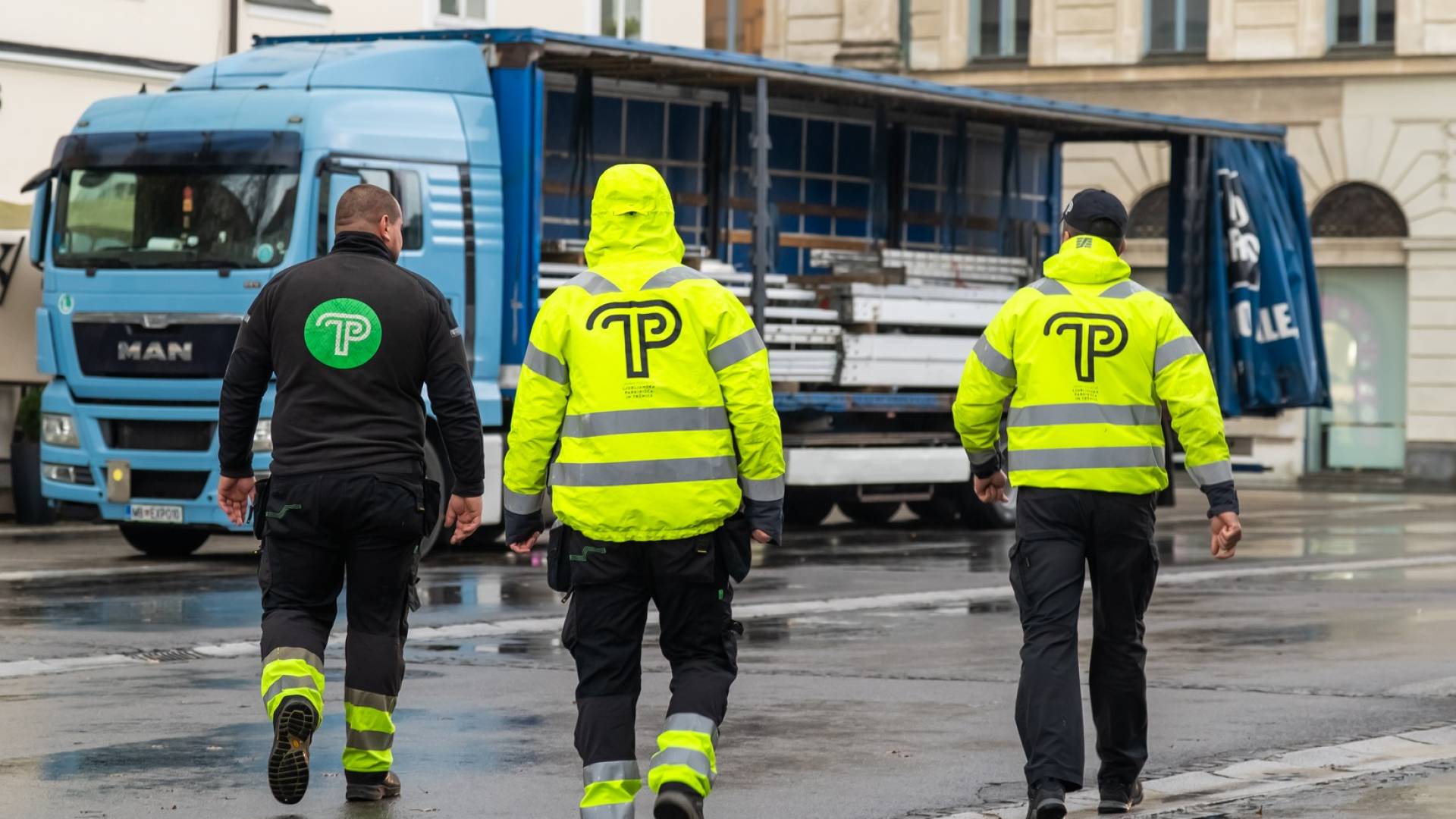 V Ljubljani že priprave na novoletni sejem