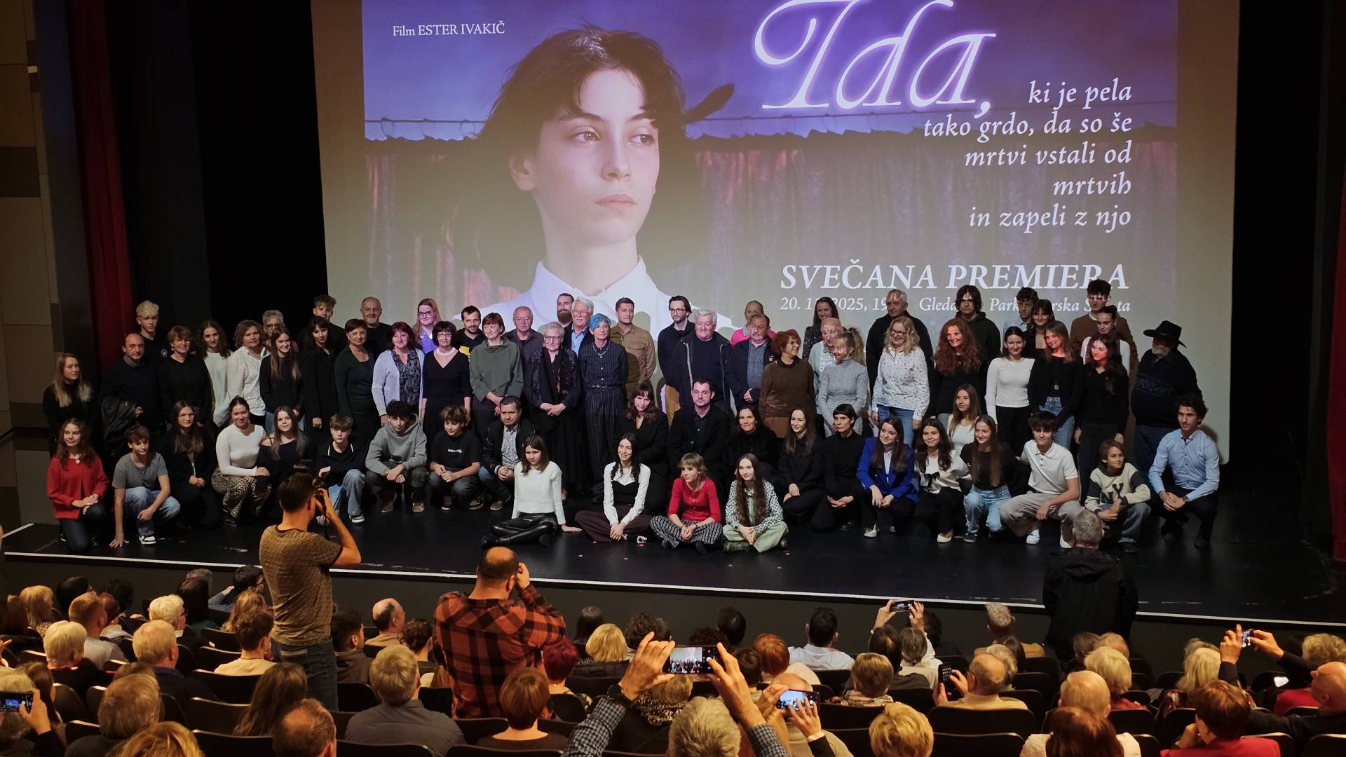 Slavnostna premiera filma Ida, ki je pela tako grdo, da so še mrtvi vstali od mrtvih in zapeli z njo navdušila Mursko Soboto