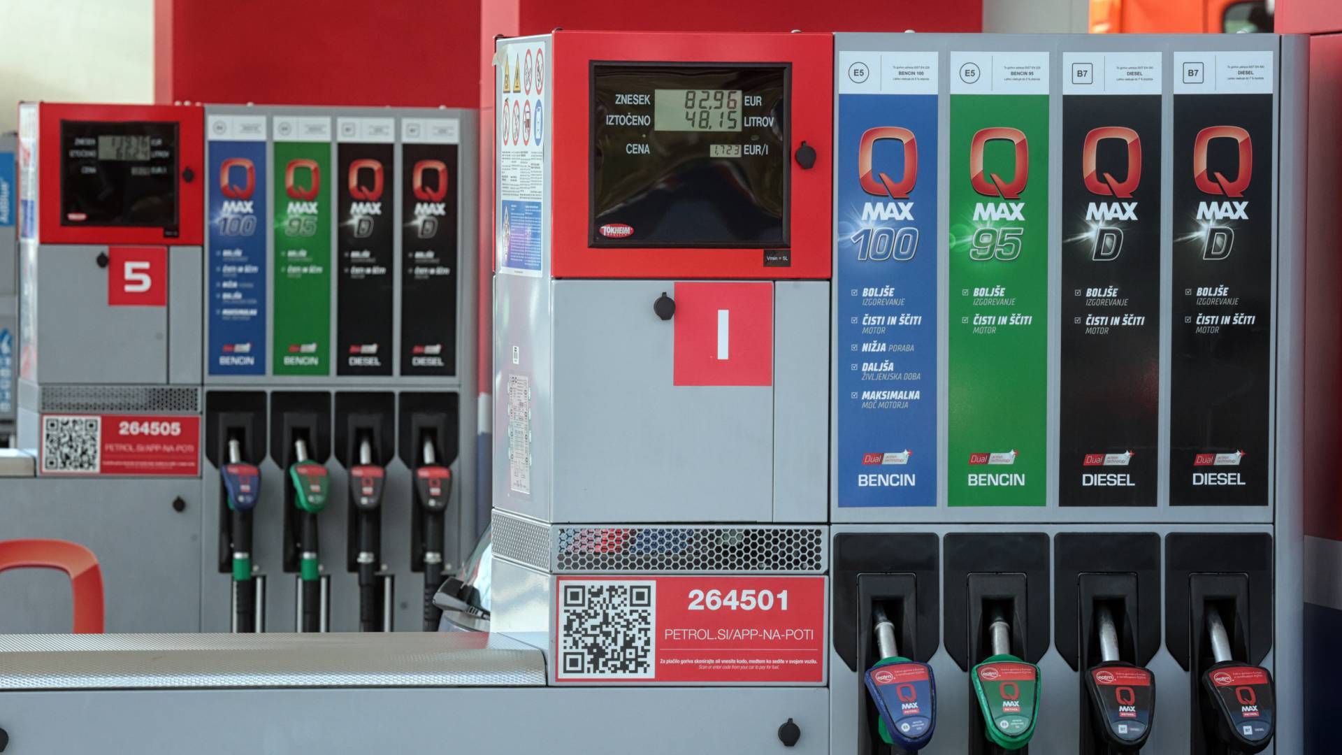 Preverite, za koliko sta se pocenila bencin in dizel