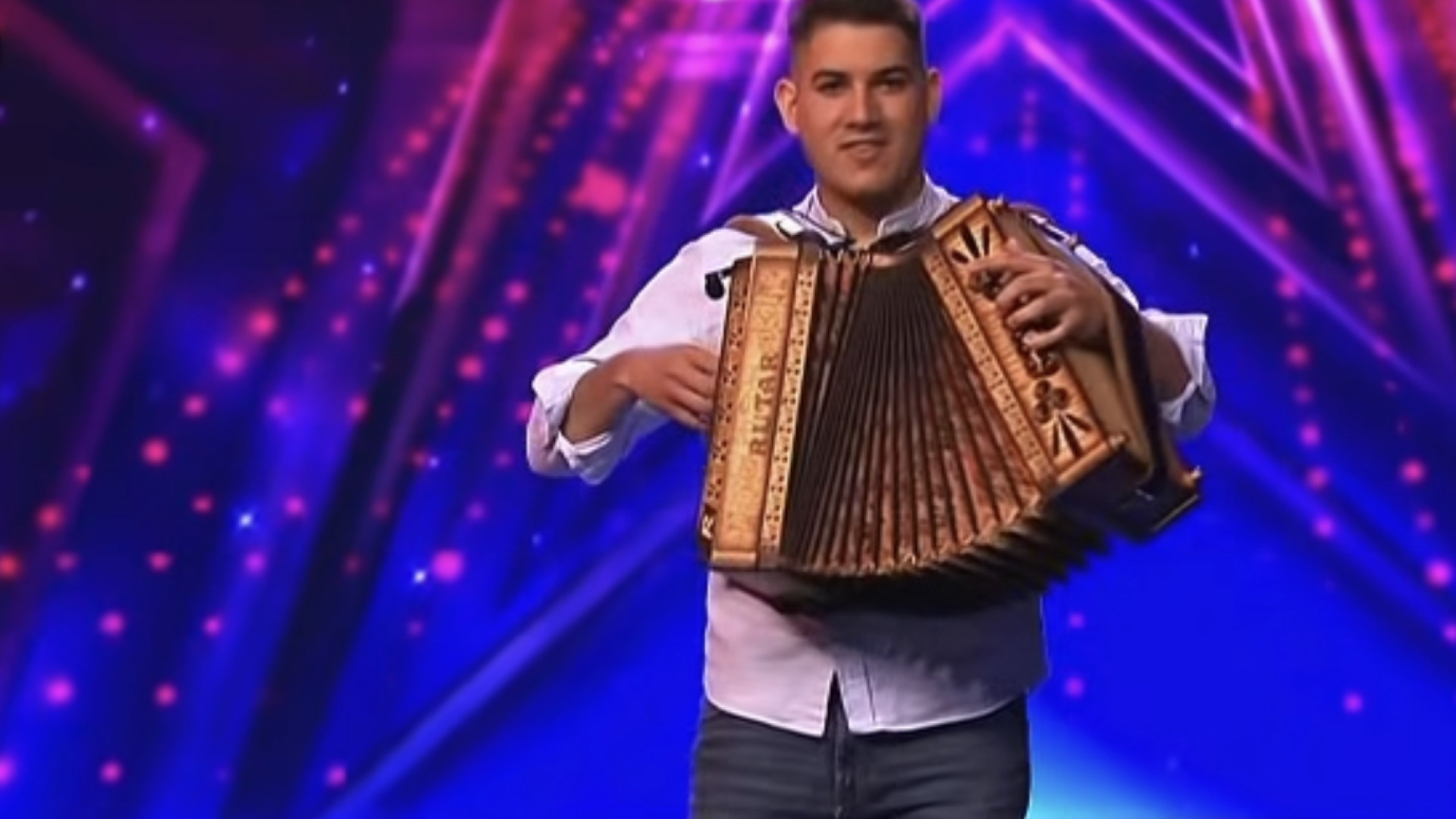 Prekmurski glasbenik navdušil občinstvo na hrvaškem talentu