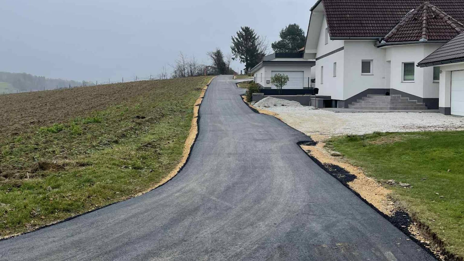 V Krčevini pri Vurbergu zaključili asfaltiranje javne poti