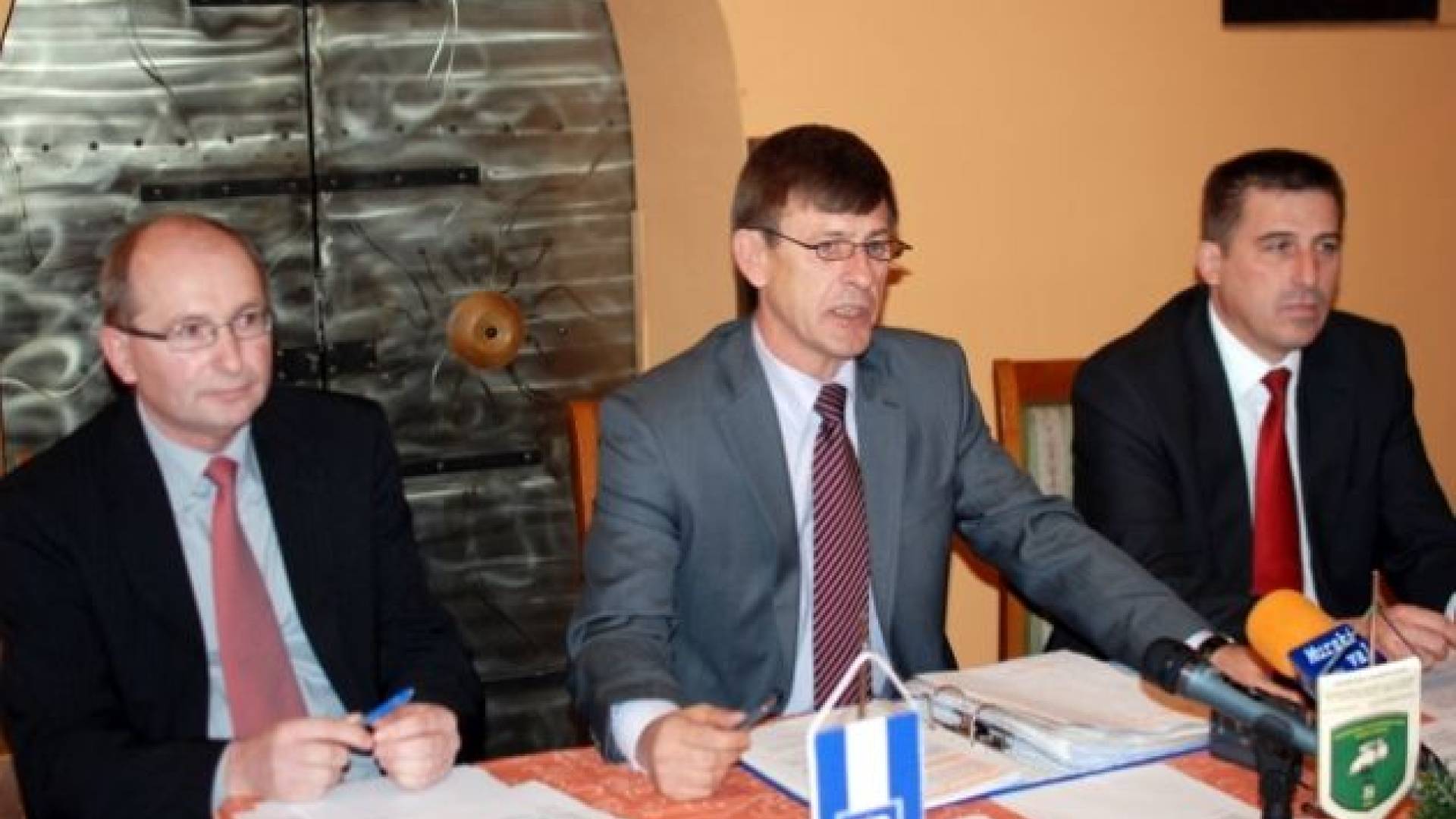 Branko Gros, Danilo Kacijan in mag. Stanko Glažar