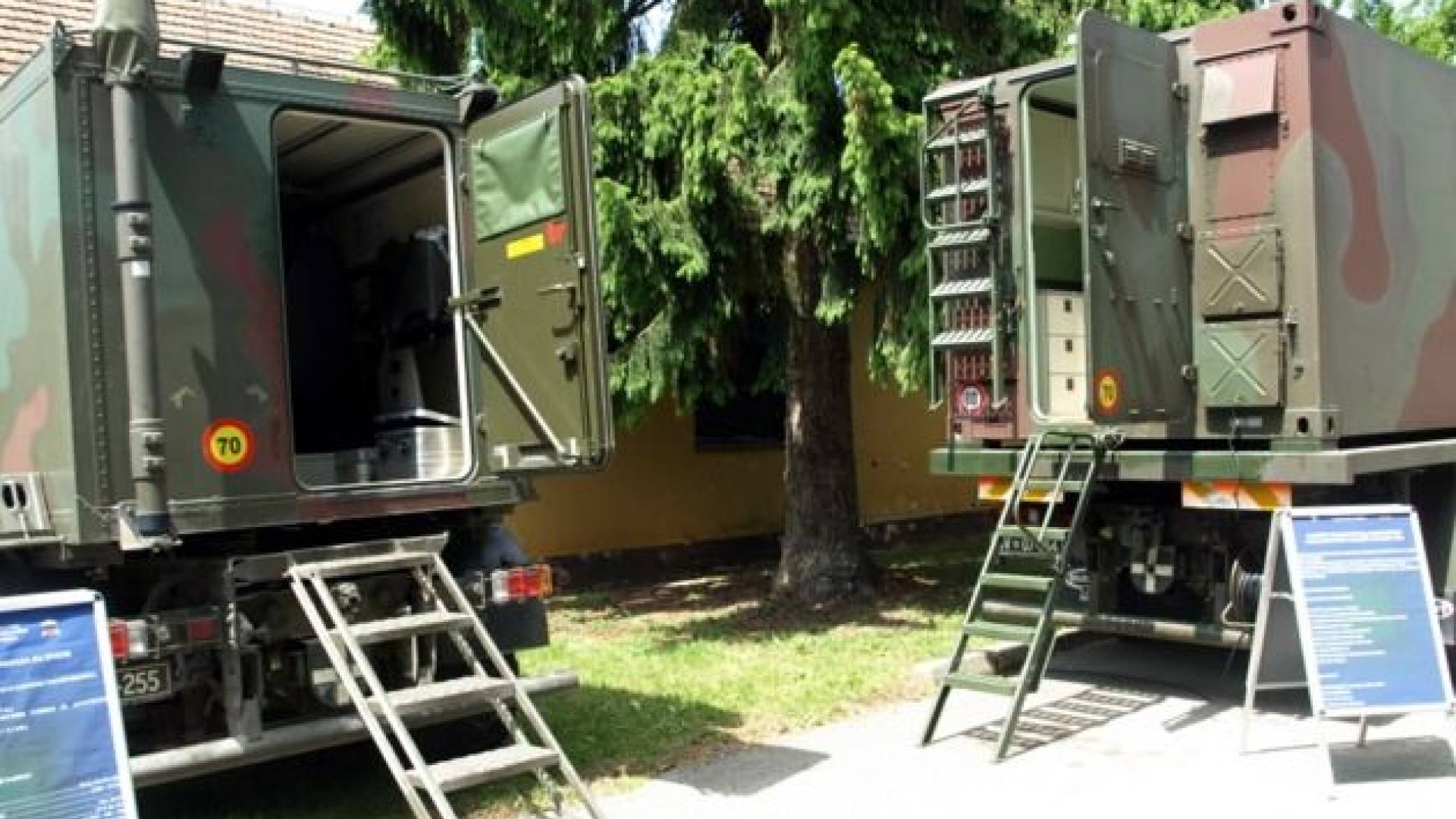 Predstavljena vojaška oprema na dnevu odprtih vrat v soboški vojašnici