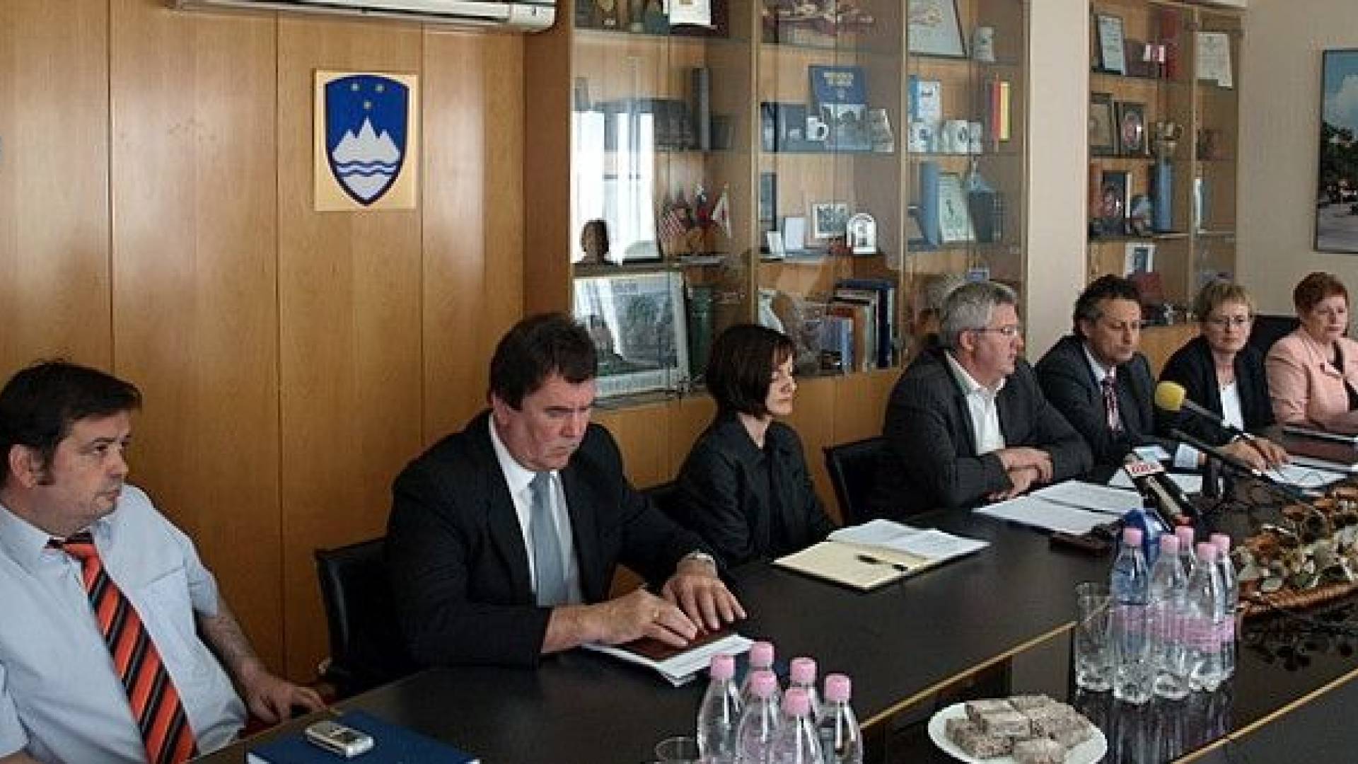 Župan Anton Štihec s sodelavci z Mestne uprave Murska Sobota