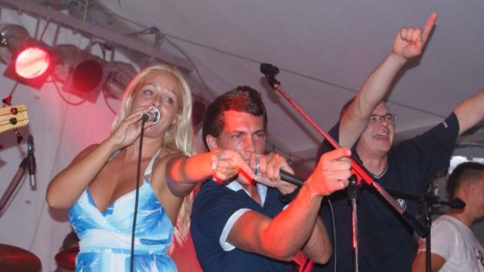 Špela Grošelj na odru