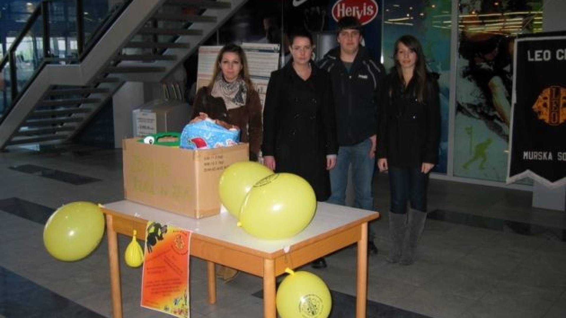 Dobrodelna akcija bo potekala še 4.12.2010 od 9. do 13. ure