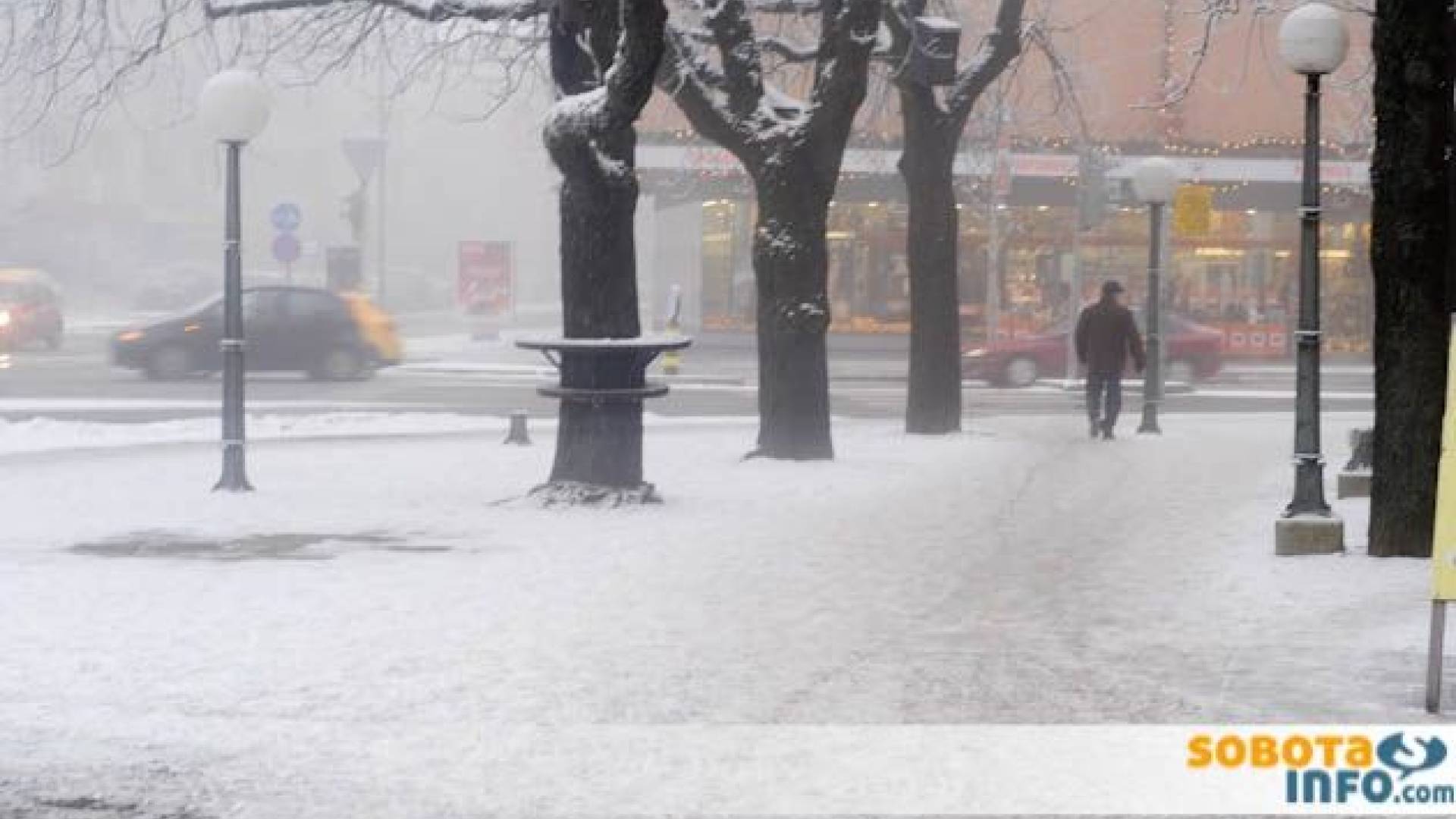 Murska Sobota pozimi.