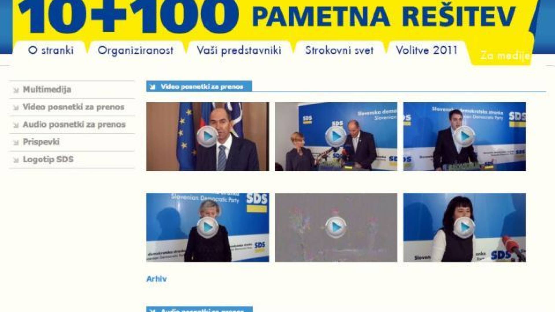 Na spletni strani SDS se je pojavil zapis, ki je sprožil val komentarjev na omrežjih