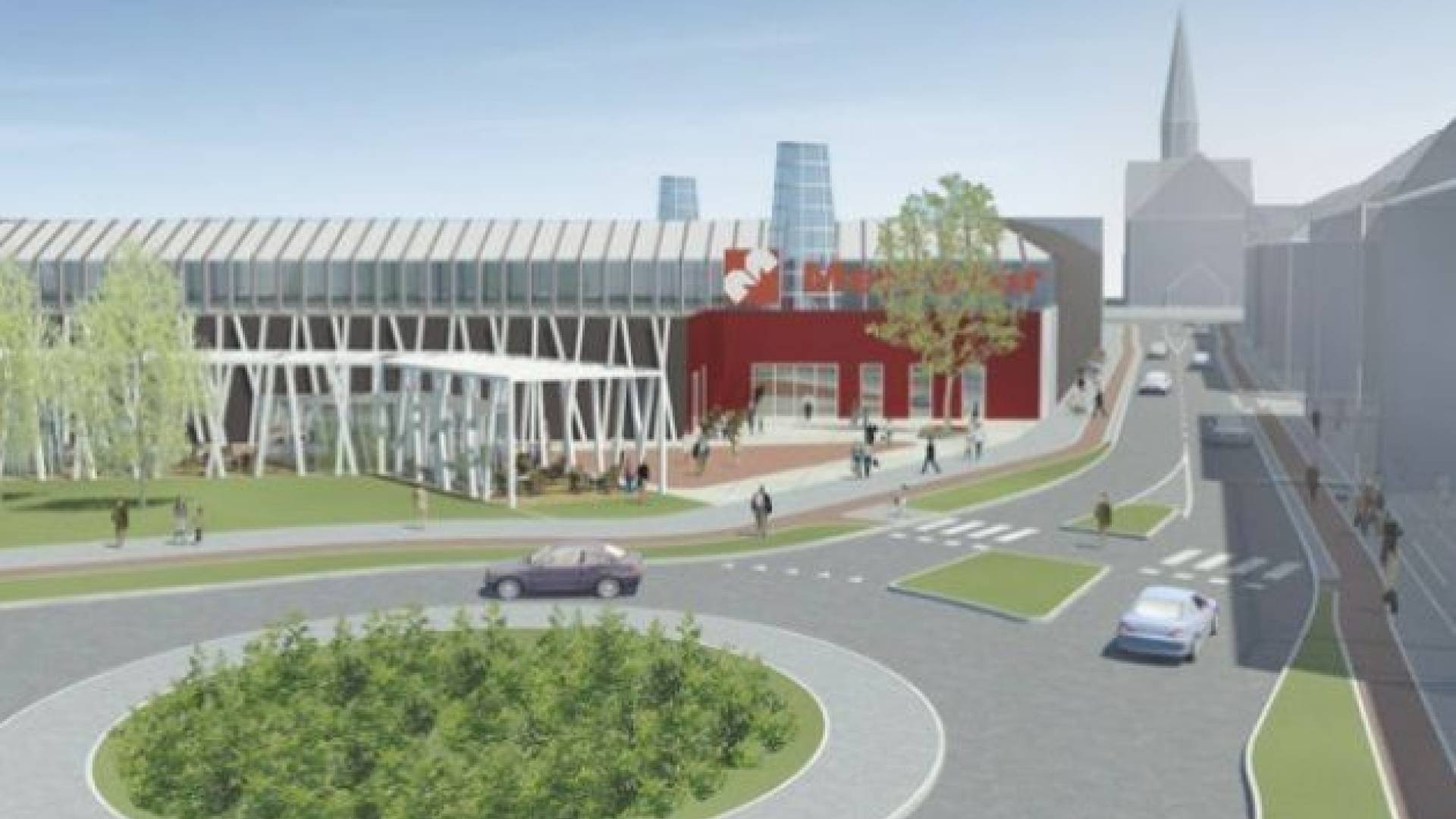 Novi objekt vzpostavlja ulični prostor na treh straneh