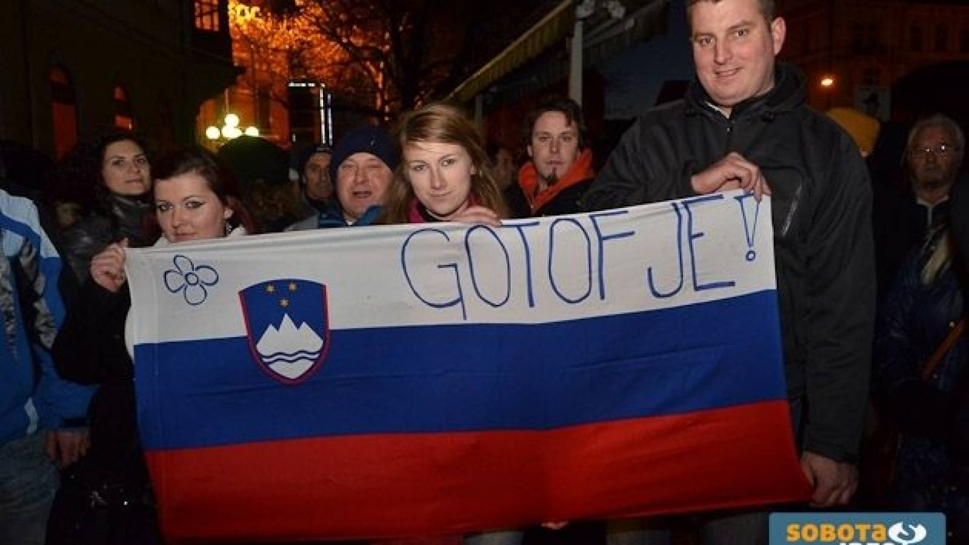 Tako so protestirali v Mariboru. 