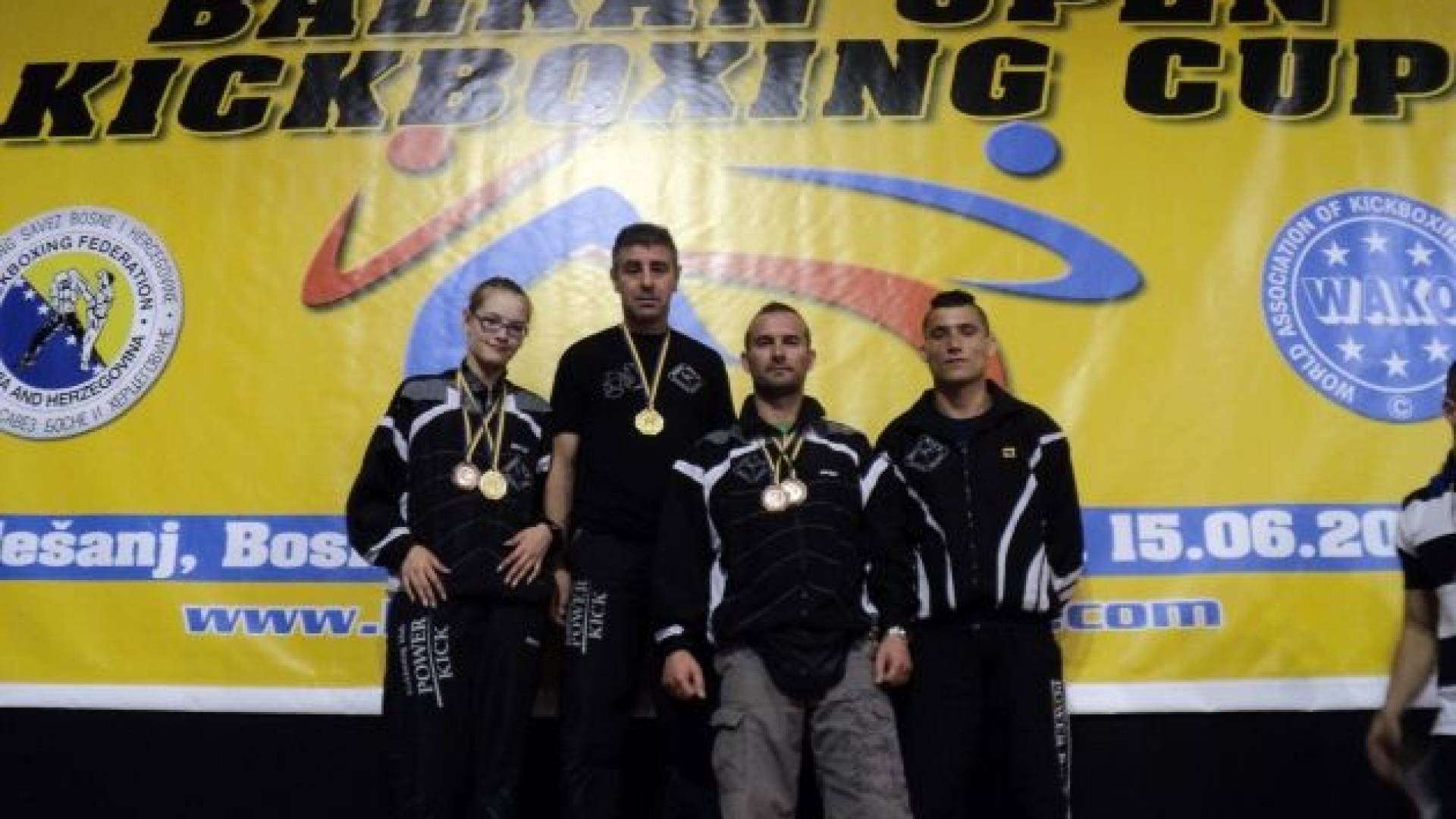 Power kick: Maja, Milan,Giuseppe, Patrik