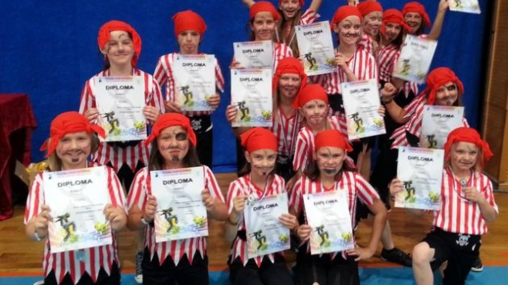 Otroška street velika skupina je s točko »Pirati« osvojila drugo mesto.