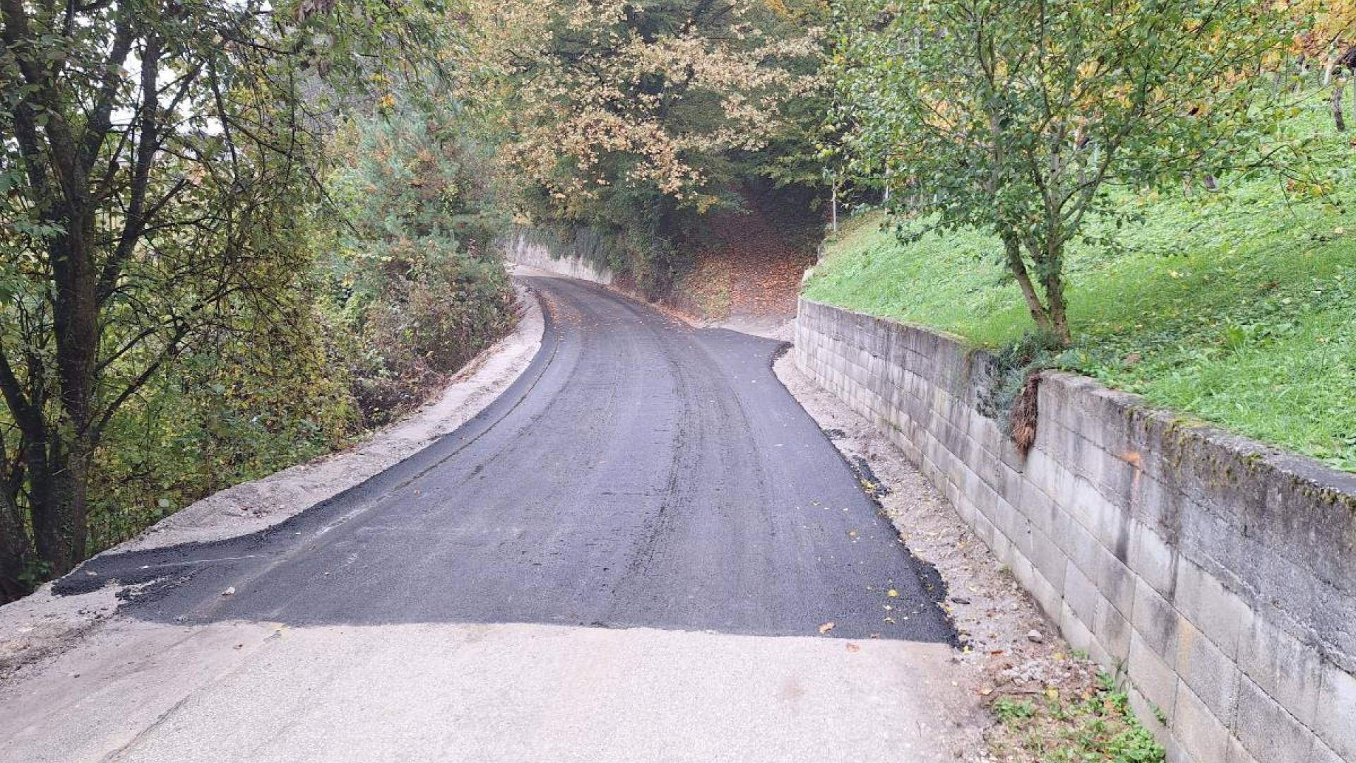 Sanacija ceste v Šentrupertu