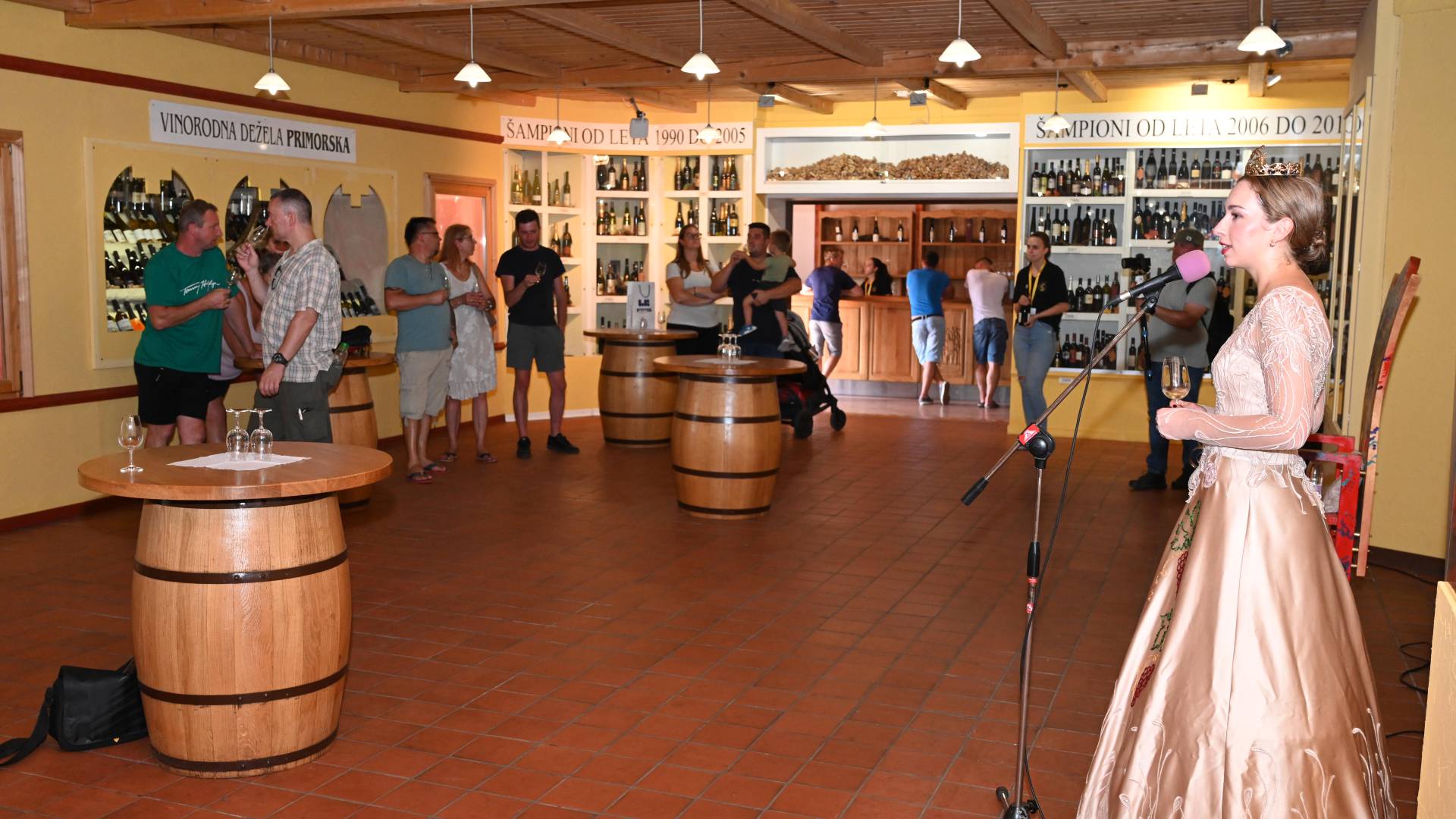 V družbi z Vinsko kraljico Slovenije.