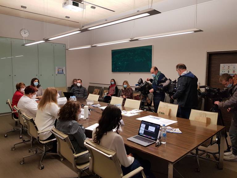 Tiskovna konferenca ob začetku Tedna boja proti raku