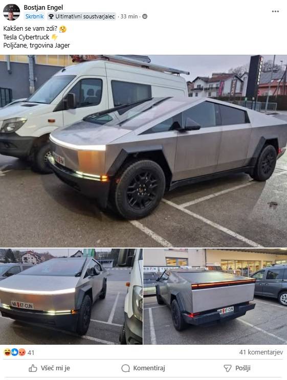 Objava v skupini Policijske kontrole DOLENJSKA