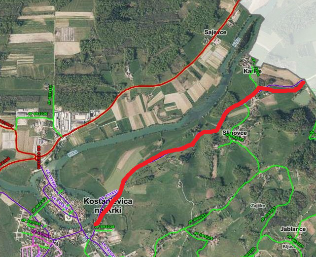 Zapora ceste (Foto: Kostak d.d.)